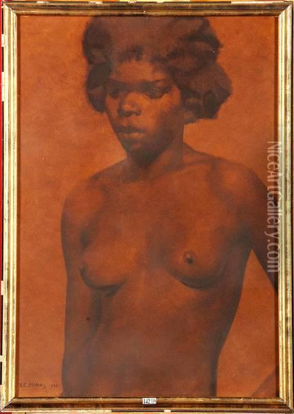 Jeune Aborigene Oil Painting - Benjamin Edwin Minns