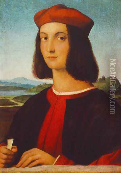 Portrait of Pietro Bembo Oil Painting - Raffaelo Sanzio