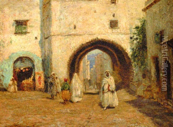 Algiers Oil Painting - Addison Thomas Millar