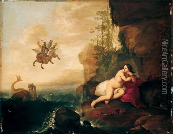 Perseus And Andromeda Oil Painting - Abraham van Cuylenborch