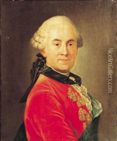 Portret Stanislawa Lubomirskiego, Okolo 1800 Oil Painting - Konstanty Aleksandrowicz