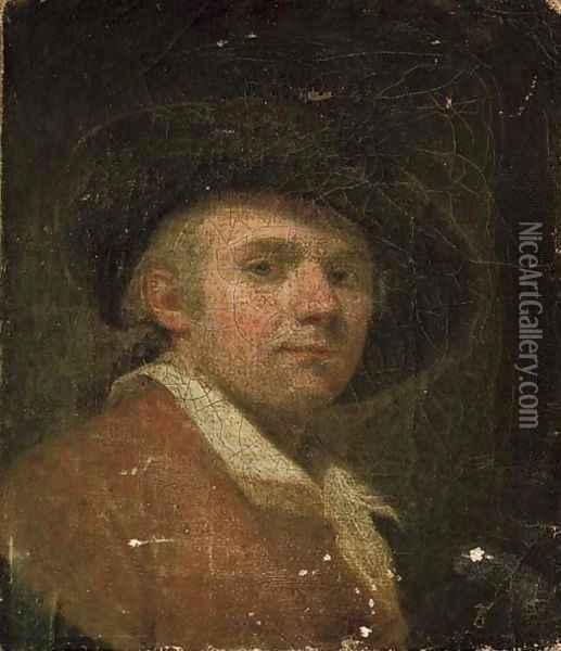 Portrait of a gentleman Oil Painting - Sir Joshua Reynolds