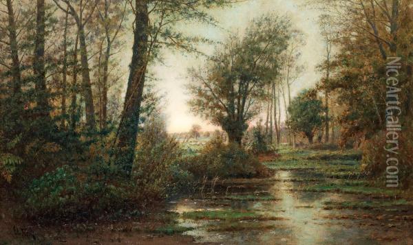 French Landscape Oil Painting - Per Ekstrom