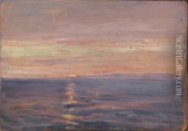 Soleil Sur La Mer Oil Painting - Ferdinand Bellan