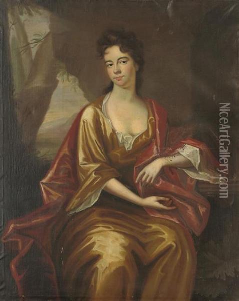 Portrait Of Catherine North Oil Painting - Sir Godfrey Kneller