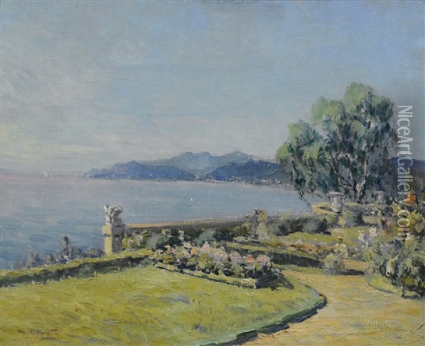 Giardino Sul Mare Oil Painting - Ulisse Caputo