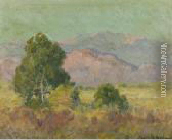 Cajon Hills Oil Painting - Maurice Braun