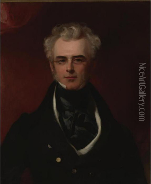 Portrait Of Samuel Jaudon Oil Painting - Thomas Sully