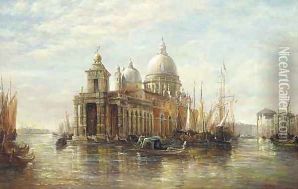 Dogana di Mare, Venice Oil Painting - Pietro Medici, CONTEMPORARY