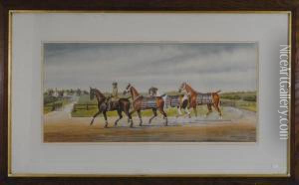 Chevaux Oil Painting - Henry William Standing