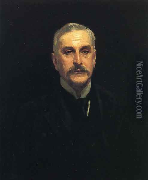 Colonel Thomas Edward Vickers Oil Painting - John Singer Sargent