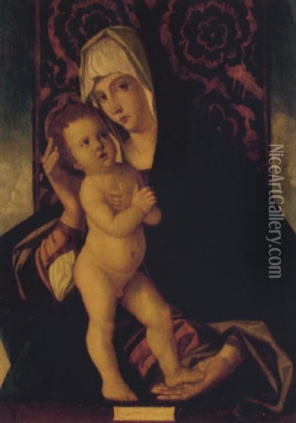 Madonna Mit Kind Oil Painting - Giovanni Bellini