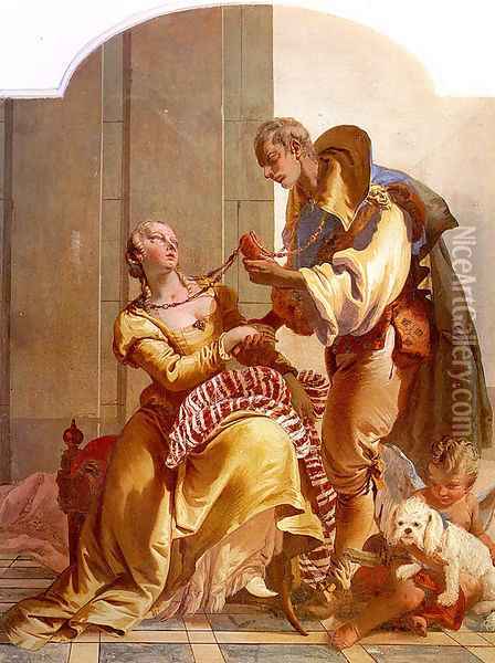 Marital Concord 1734 Oil Painting - Giovanni Battista Tiepolo
