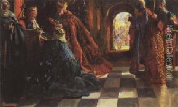 There Is An Evil Which I Have Seen Under The Sun Oil Painting - John Byam Liston Shaw