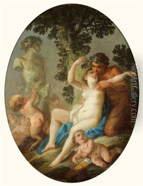 Bacchus Et Ariane Oil Painting - Jacques Philippe Caresme