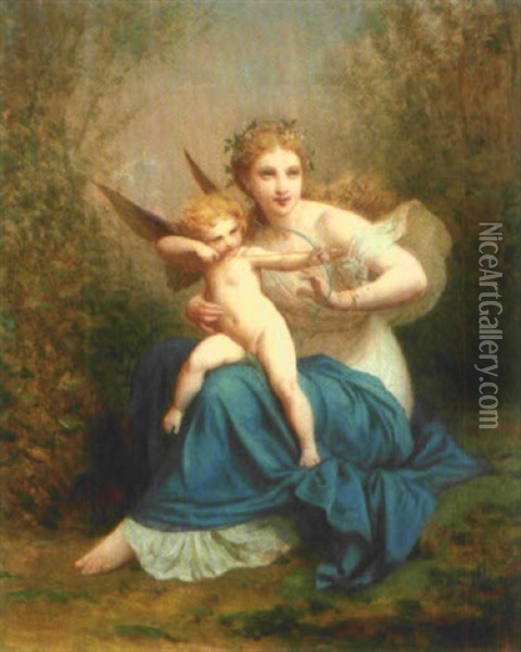 Cupid's Arrow Oil Painting - Henri Pierre Picou