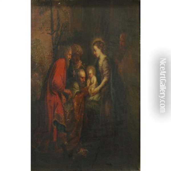 Adoration Of The Magi Oil Painting -  Rembrandt van Rijn
