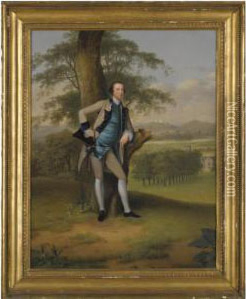 Portrait Of Lord Robert Manners-sutton Oil Painting - Arthur Devis