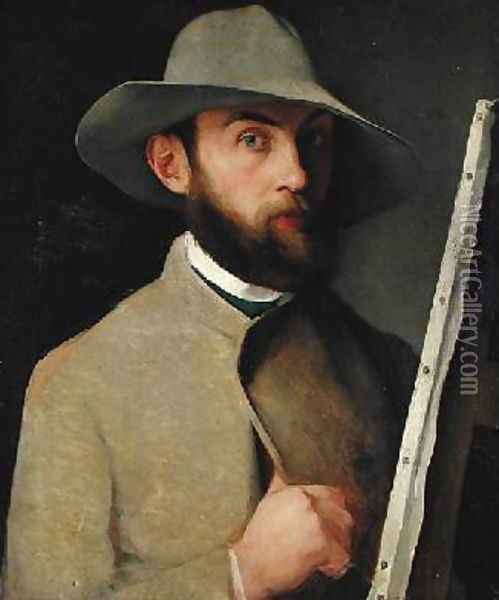 Self Portrait 1890 Oil Painting - Charles Maurin