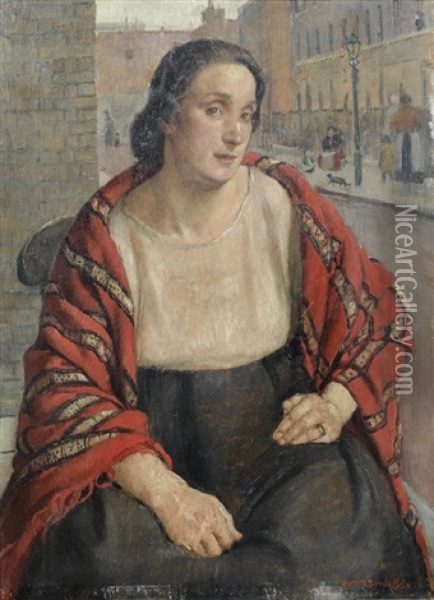 The Madonna Of The Street Oil Painting - Nora Lucy Mowbray Cundell