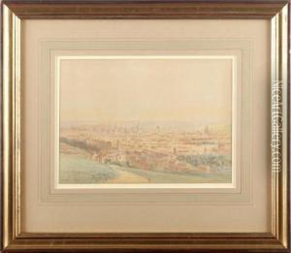 View Of Bristol Oil Painting - Alfred Edward Parkman