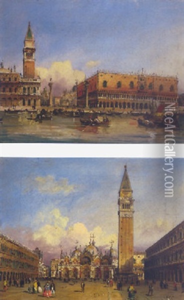 Grand Canal, Venice Oil Painting - Carlo Grubacs