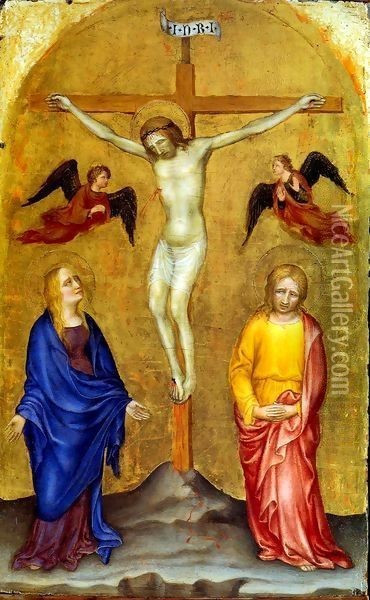 Crucifixion Oil Painting - Gentile Da Fabriano