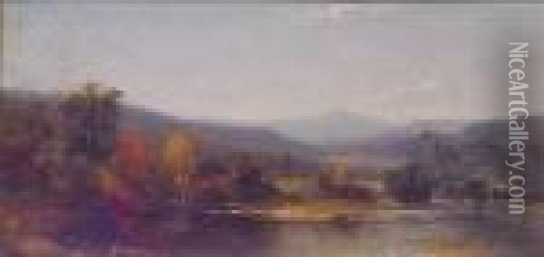 New Haven Fall Oil Painting - George Henry Story