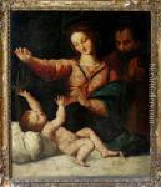 The Madonna Of The Veil Oil Painting - Raphael (Raffaello Sanzio of Urbino)