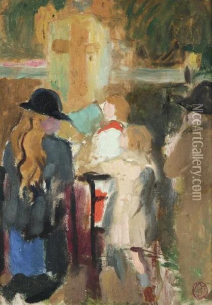 Messe Au Prieure Oil Painting - Maurice Denis