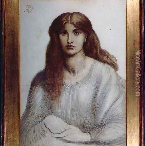 Alexa Wilding 2 Oil Painting - Dante Gabriel Rossetti