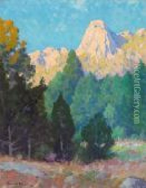 Tahquitz Peak Oil Painting - Maurice Braun