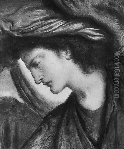 The Angel of Death Oil Painting - Simeon Solomon