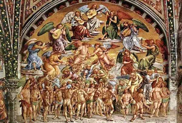The Elect Oil Painting - Luca Signorelli