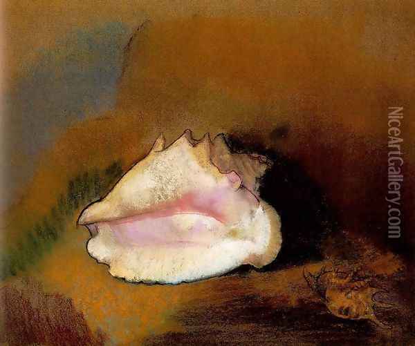 La coquille (The Seashell) Oil Painting - Odilon Redon
