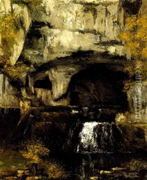 Source De Lison Oil Painting - Gustave Courbet