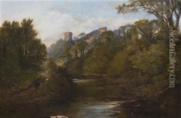 English Landscape Oil Painting - Charles Branwhite
