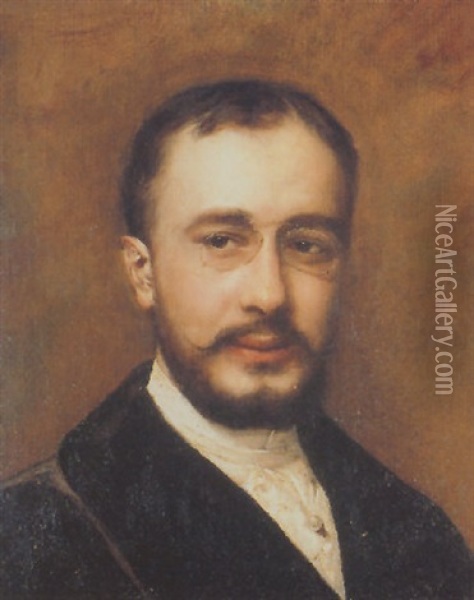 Portrait Of Toulouse-lautrec Oil Painting -  Carolus-Duran