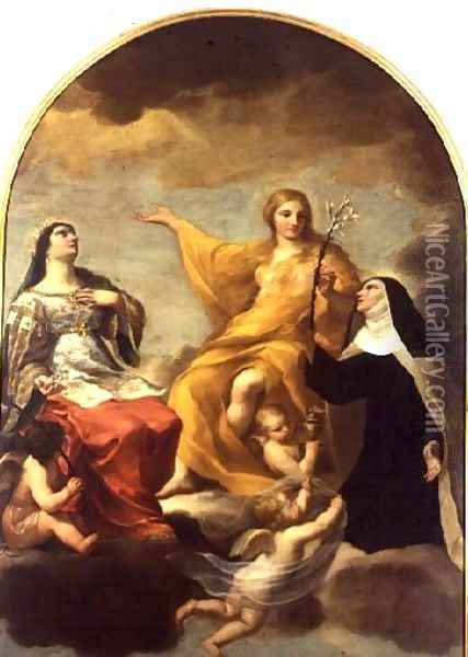 The Three Marys 1633 Oil Painting - Andrea Sacchi