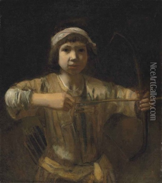 Ishmael With A Bow And Arrow Oil Painting - Barent Fabritius