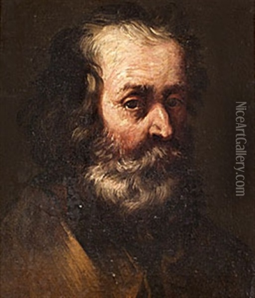 Apostlahuvud Oil Painting - Giovanni Battista Piazzetta