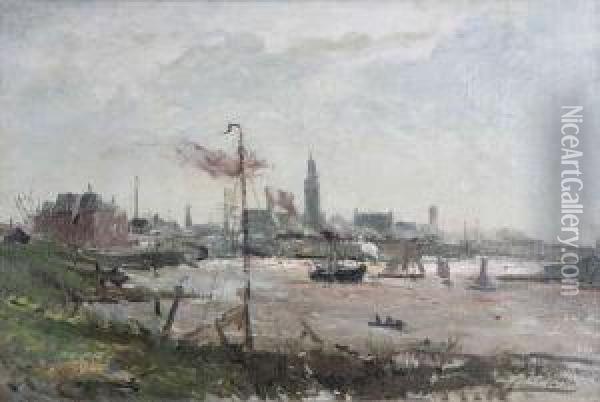 De Rede Van Antwerpen Oil Painting - Joseph Van Genegen