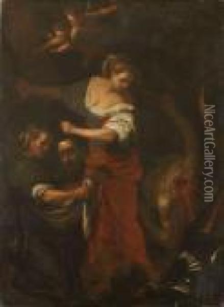 Giuditta Ed Oloferne Oil Painting - Michelangelo Merisi Da Caravaggio