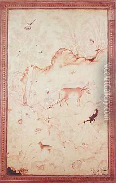 Scene of Rustic Life Qazvin 1578 Oil Painting - Mohammedi