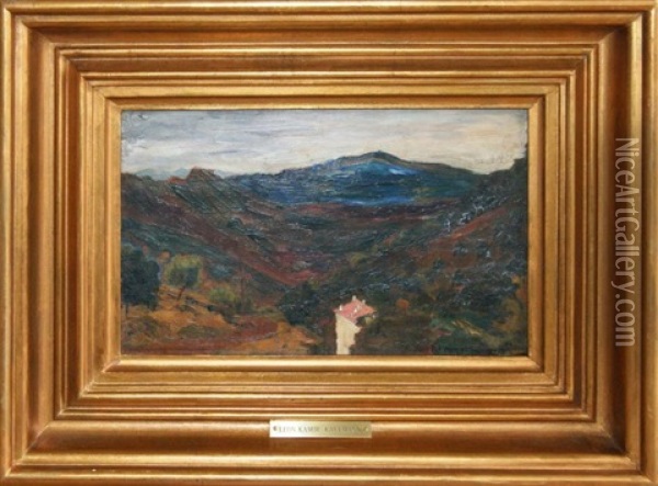 Paysage De Montagne Oil Painting - Leon Kamir Kaufmann