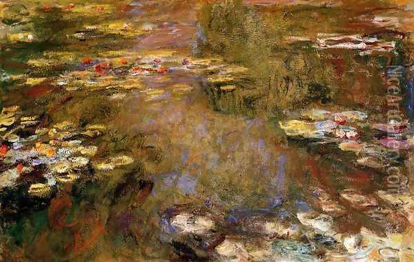 The Water-Lily Pond4 1917-1919 Oil Painting - Claude Oscar Monet