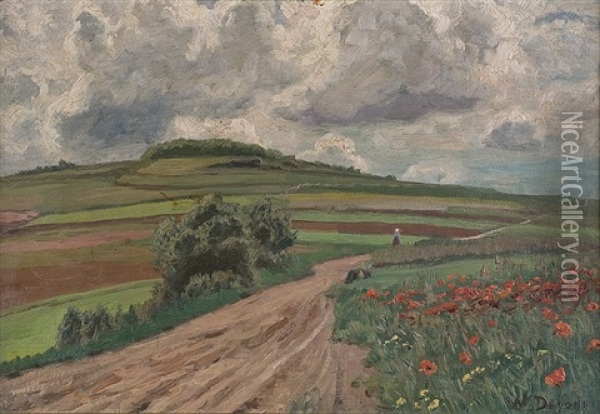 Eifel Oil Painting - Wilhelm Degode