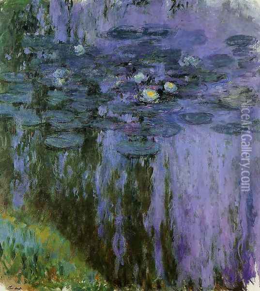 Water-Lilies 39 Oil Painting - Claude Oscar Monet