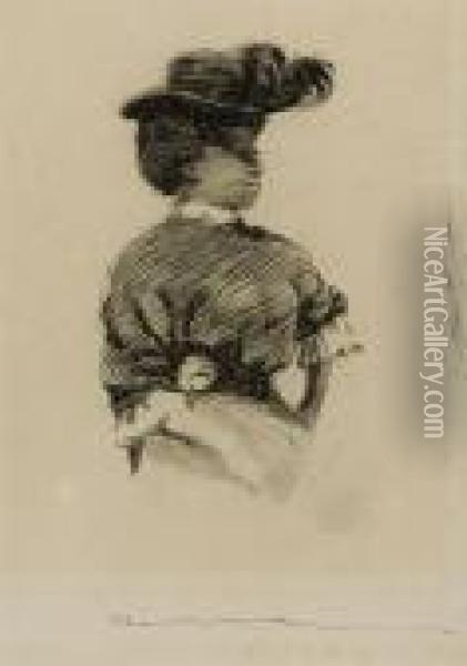 Well-dressed Woman Oil Painting - Charles Dana Gibson
