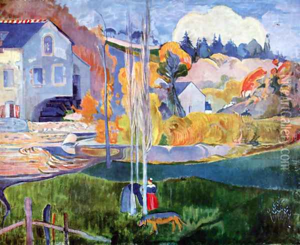 Breton Landscape 2 Oil Painting - Paul Gauguin